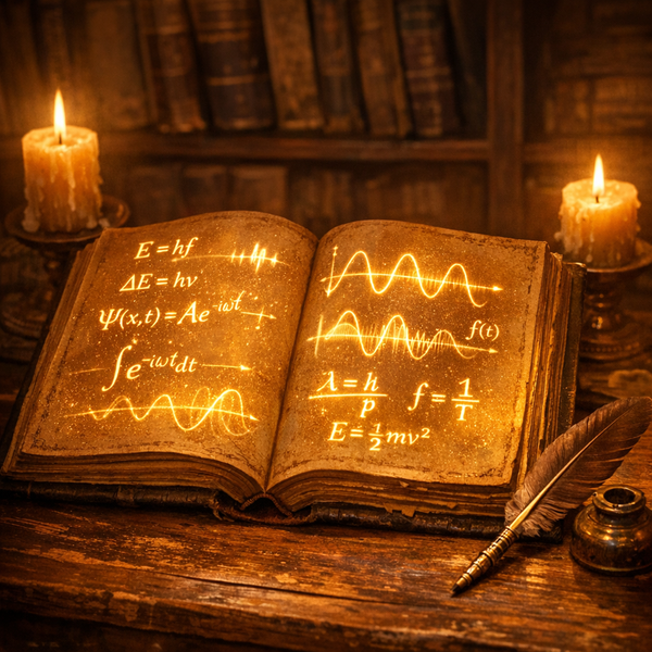 Ancient book with frequency equations