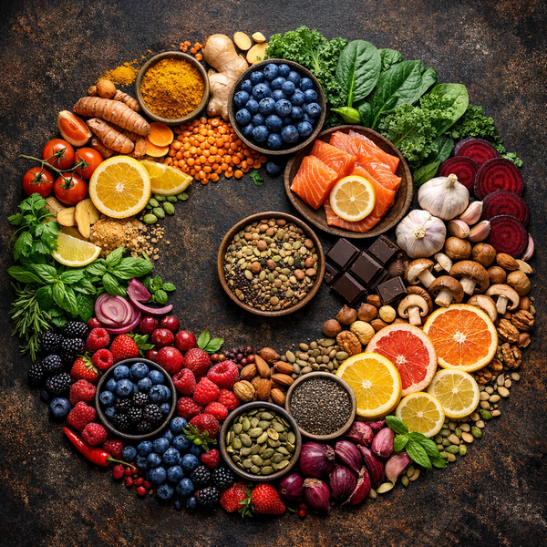 Foods arranged by frequency